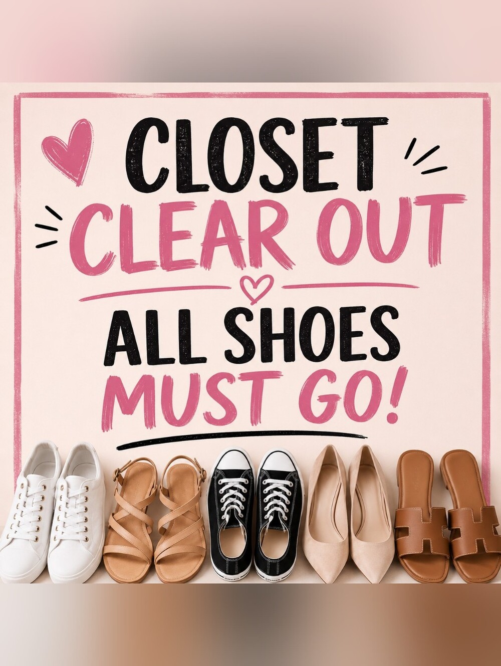 🩷 CLOSET CLEAR OUT 🩷👠 ALL SHOES MUST GO! 👡